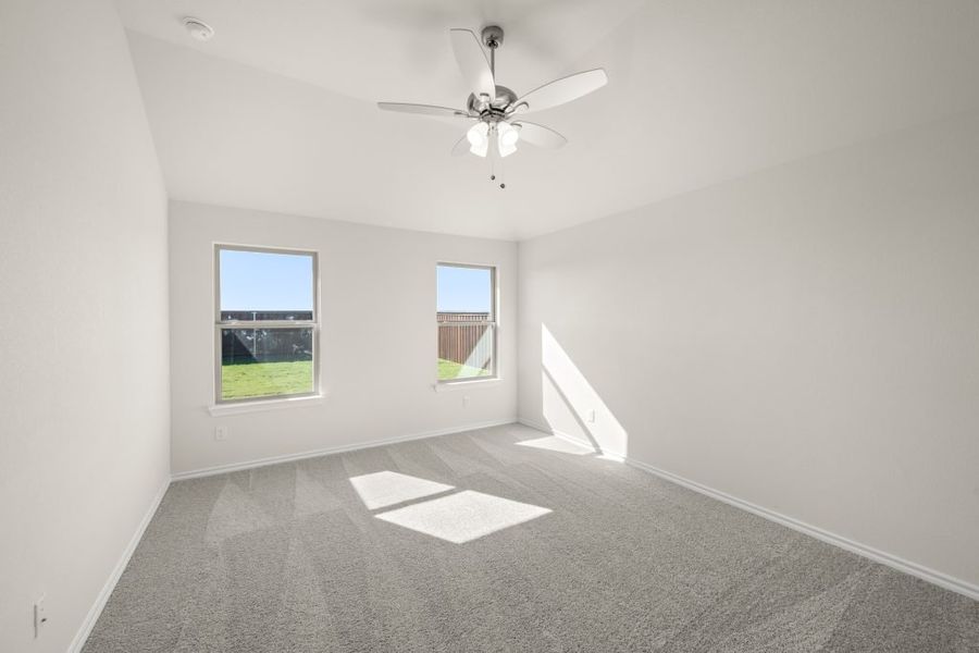 Front exterior of a new home in Myrtle Creek, Waxahachie, TX, highlighting curb appeal (Image 18).