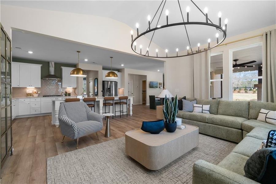 Furnished interior view inside a new home in Trinity Park, McDonough (Image 9).
