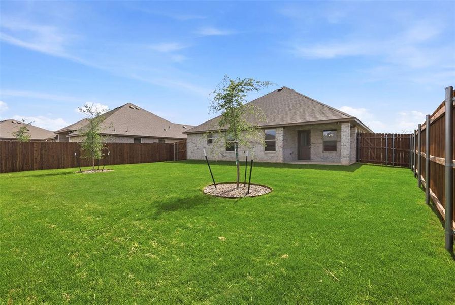 Exterior details and patio area of a home in , Springtown (Image 26).