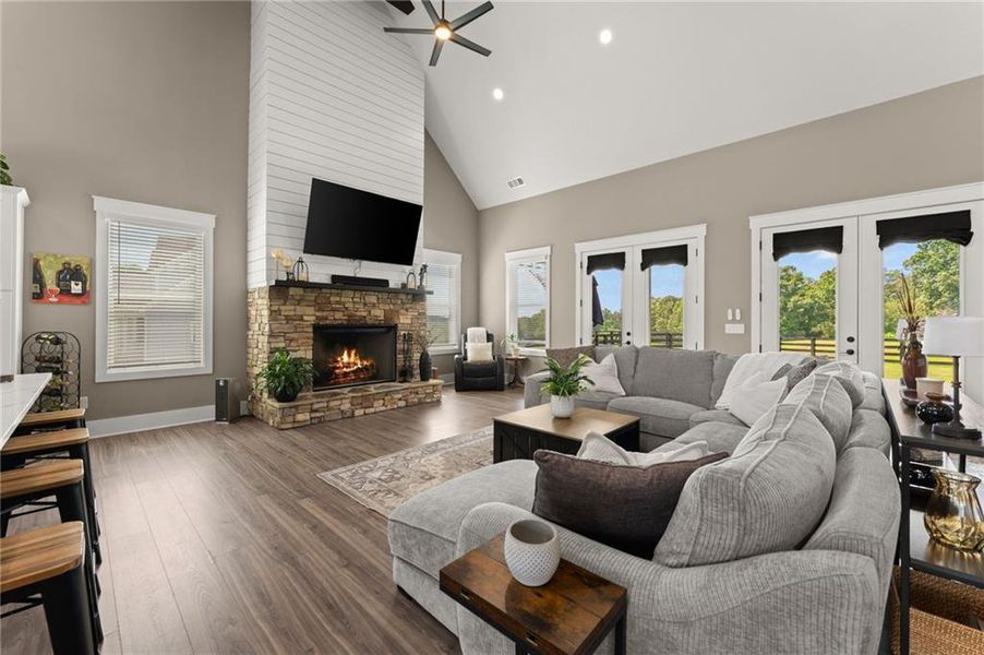 Furnished interior view inside a new home in , Dawsonville (Image 30).