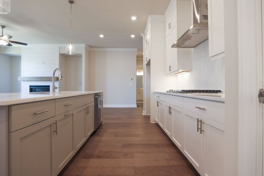 Representative furnished interior of a home built from the The Bennett by The Providence Group in Aberdeen, Hoschton (Image 10).