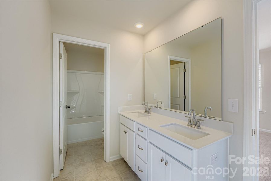 Furnished interior view inside a new home in Shannon Woods: Walk & Enclave, Maiden (Image 3).