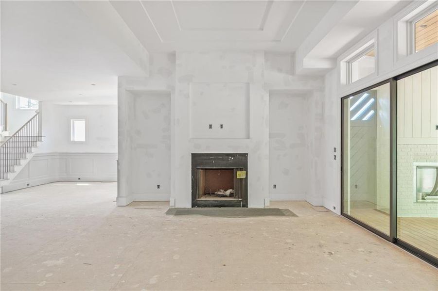 In-progress construction of a new home in , Roswell, GA (Image 17).