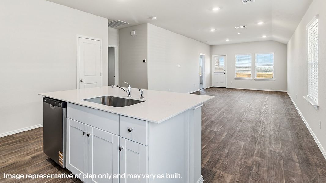 Furnished interior view inside a new home in Blue Ridge Ranch, San Antonio (Image 6).
