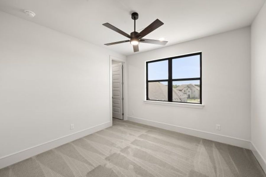 Spacious, unfurnished interior of a new home in Rio Vista at Kelly Ranch, Aledo (Image 49). Spacious, unfurnished interior of a new home in Rio Vista at Kelly Ranch, Aledo (Image 49).