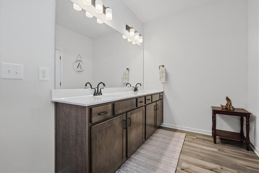 Furnished interior view inside a new home in , Cartersville (Image 44).