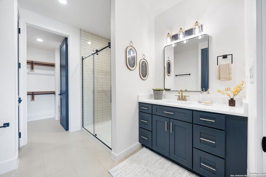 Furnished interior view inside a new home in , San Antonio (Image 20). Furnished interior view inside a new home in , San Antonio (Image 20).