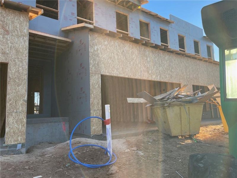 In-progress construction of a new home in The Collection at Wolf Creek, Lawrenceville, GA (Image 29).