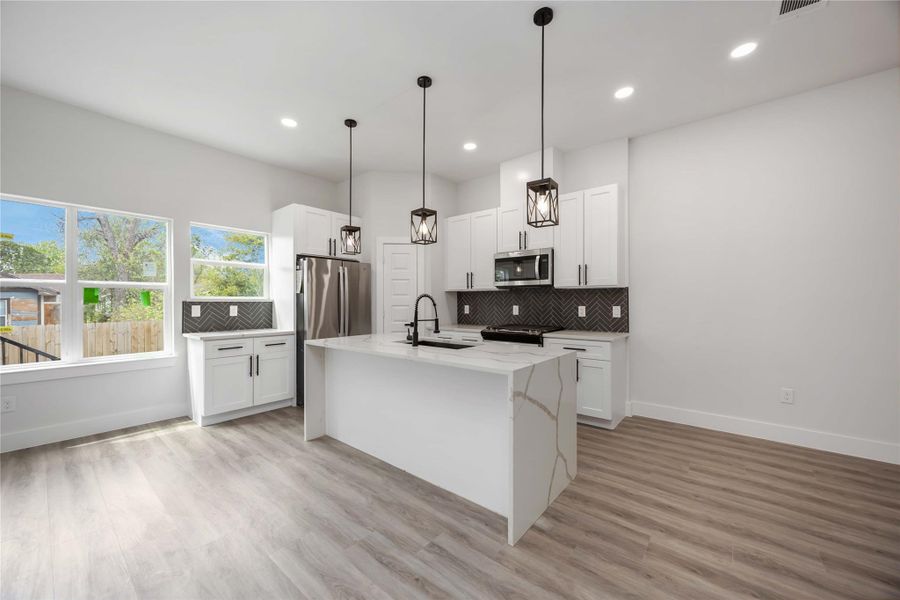 Furnished interior view inside a new home in , Houston (Image 5).