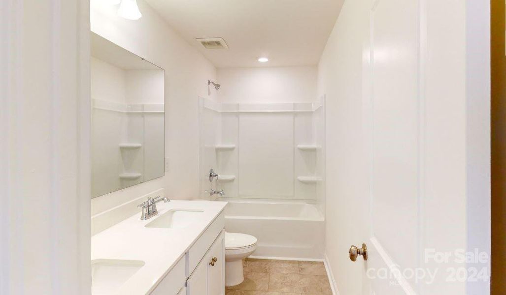 Secondary bathroom