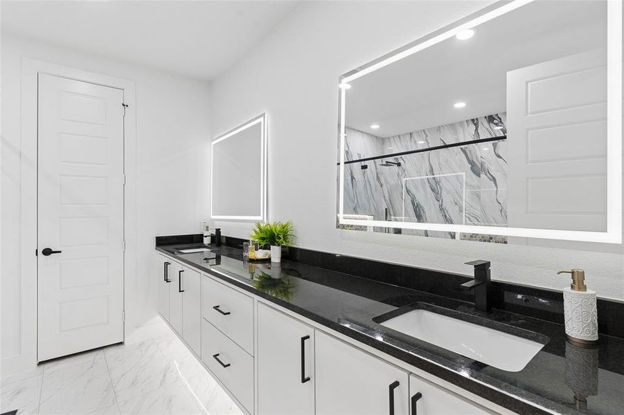 Furnished interior view inside a new home in , Dallas (Image 14).