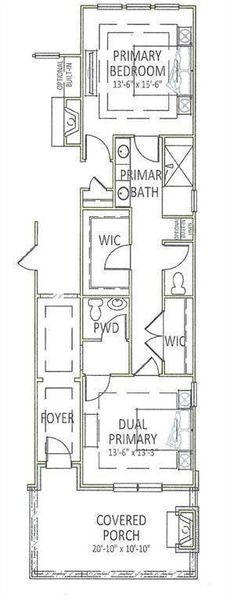 2D floor plan layout of this home in , Gainesville, GA (Image 3).