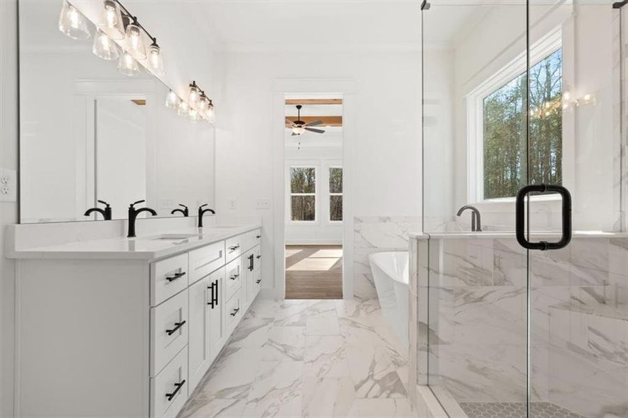 Furnished interior view inside a new home in , Waleska (Image 17).