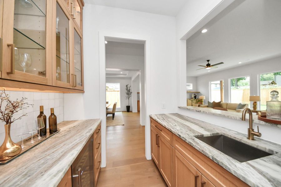 Furnished interior view inside a new home in , Houston (Image 27).