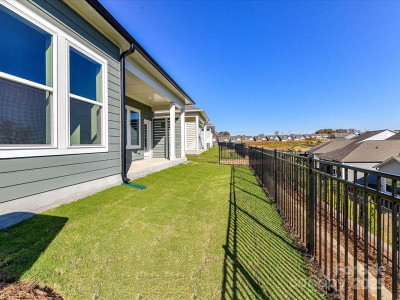 Exterior details and patio area of a home in Encore at Streamside - Classic Series, Waxhaw (Image 22).