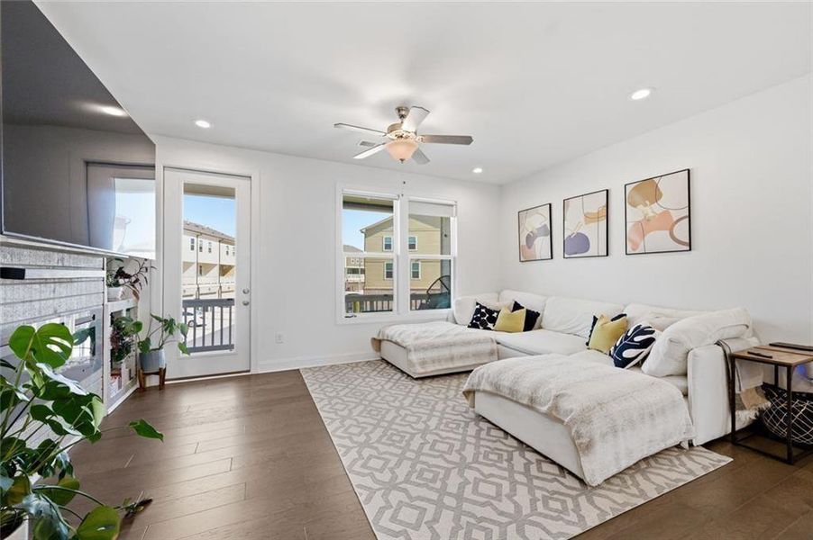 Furnished interior view inside a new home in , Duluth (Image 18).