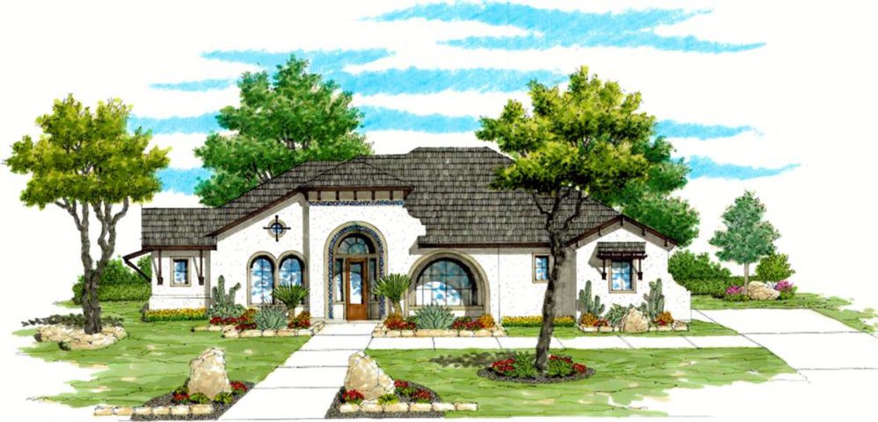 Representative rendering of the exterior for the 3000 by Texas Homes (Image 2). Representative rendering of the exterior for the 3000 by Texas Homes (Image 2).