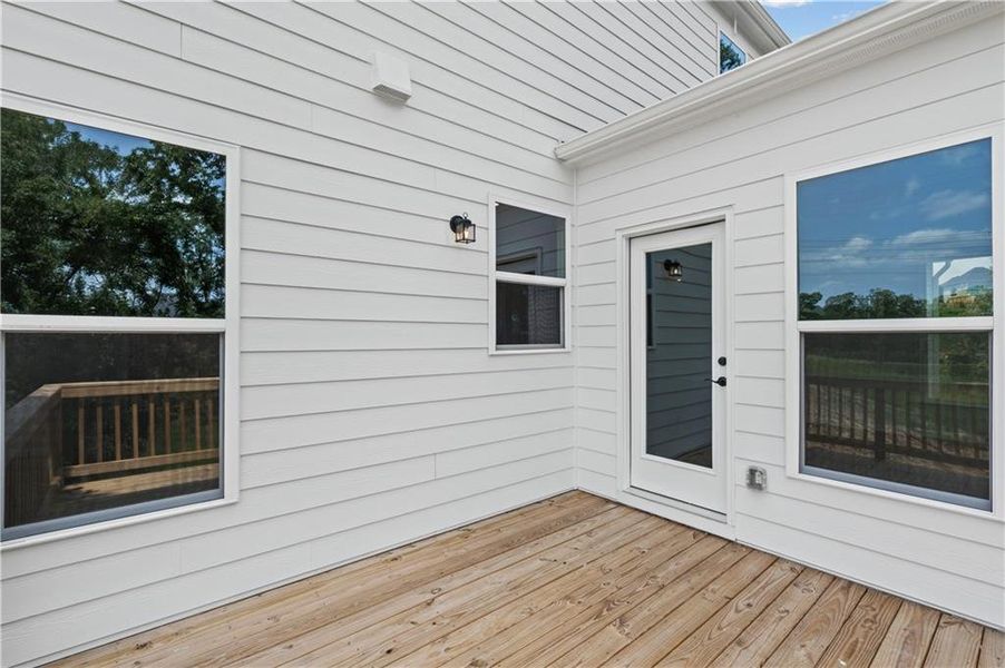 Exterior details and patio area of a home in Reunion, Flowery Branch (Image 2). Exterior details and patio area of a home in Reunion, Flowery Branch (Image 2).