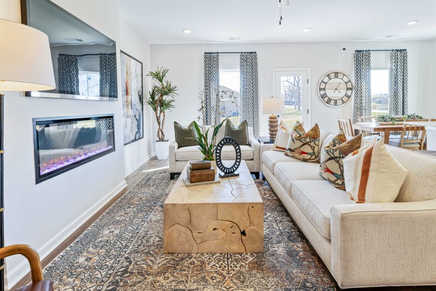 Furnished interior view inside a new home in Wilson Meadows, Clarksville (Image 5).
