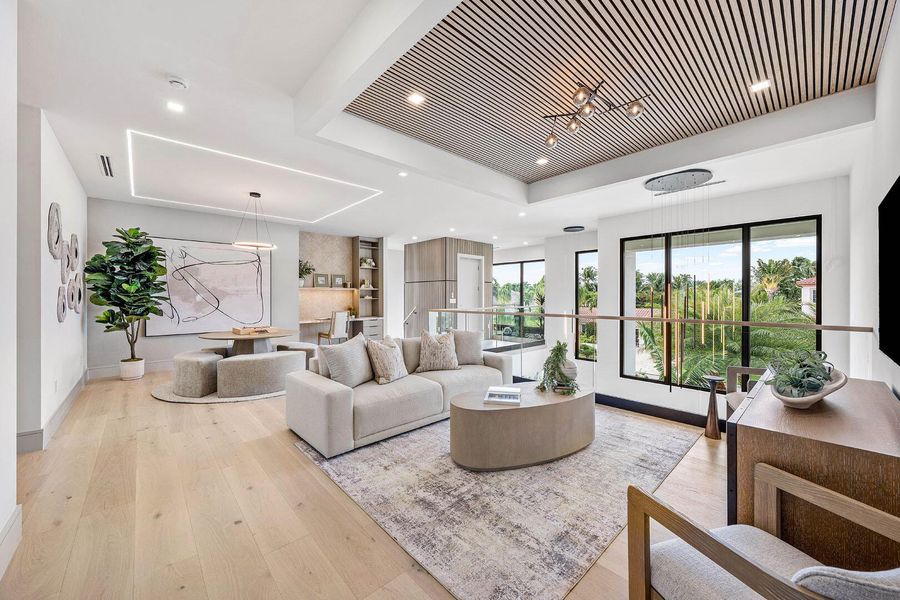 Furnished interior view inside a new home in , Boca Raton (Image 47).
