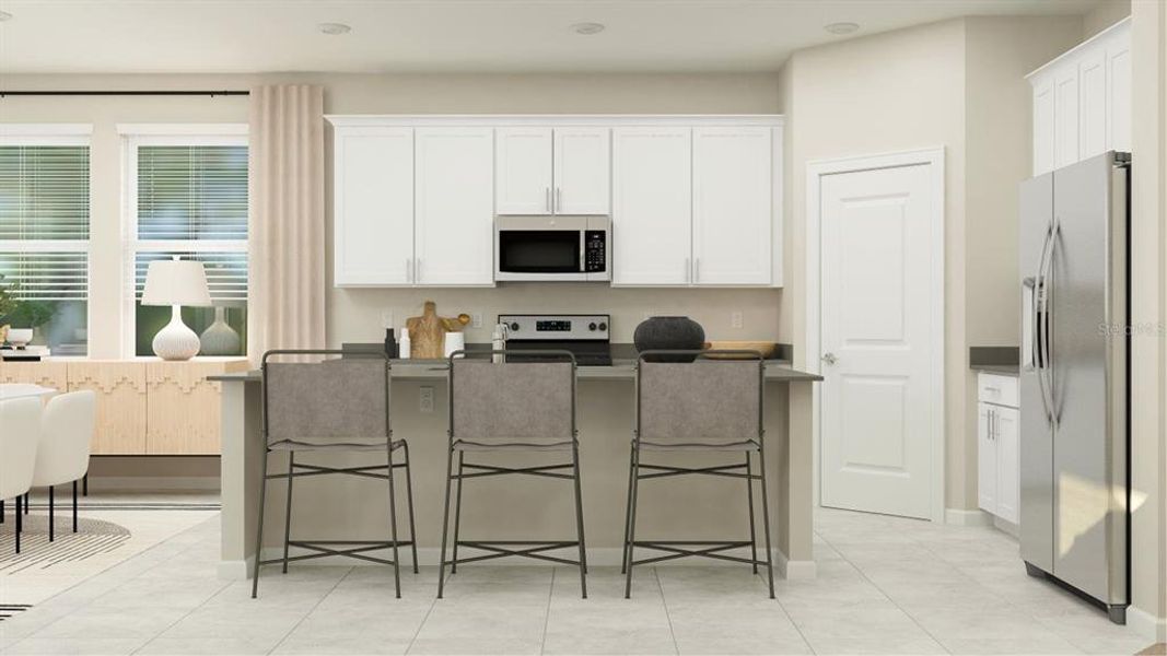 Furnished interior view inside a new home in Bridgewalk, St. Cloud (Image 2).