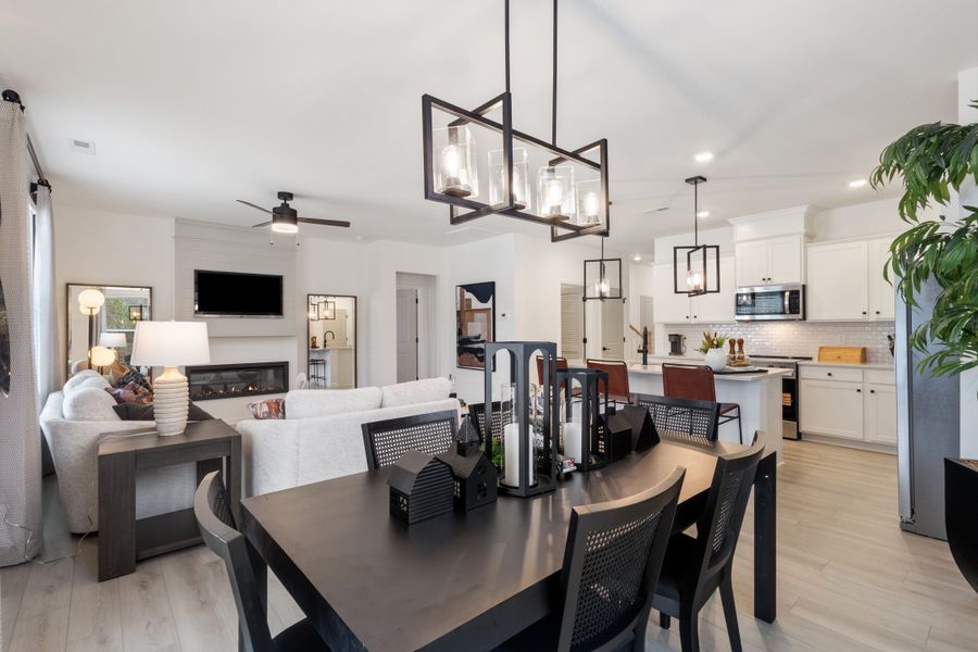 Representative furnished interior of a home built from the Julie II by Great Southern Homes in Peachtree Hills, Lexington (Image 16).