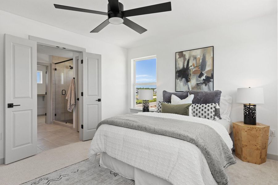 This picture is from another build with a similar floorplan.  The listing is for a to be built home with similar build and fit and finish.