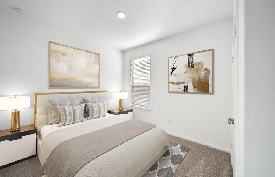 Furnished interior view inside a new home in Windcress, Cove (Image 4).
