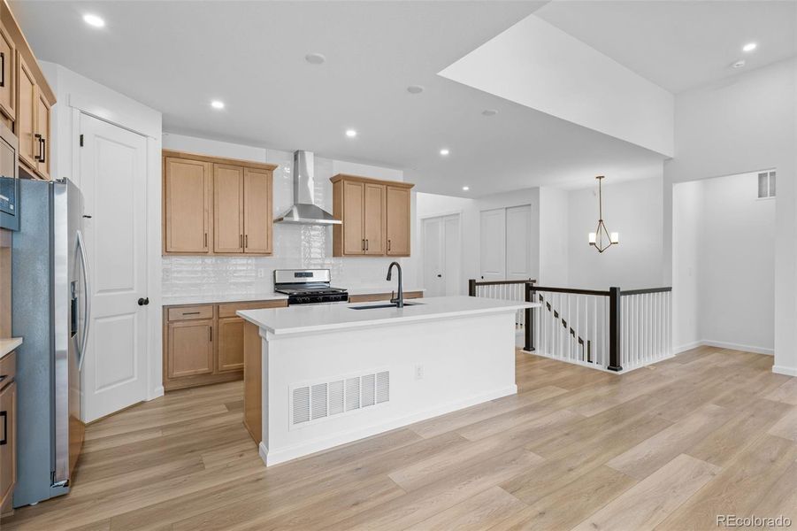 Furnished interior view inside a new home in , Littleton (Image 7).