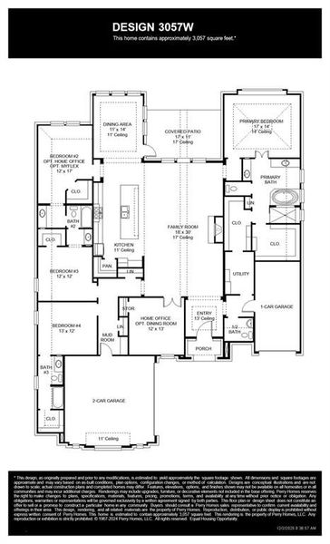 2D floor plan layout of this home in Lakewood Village, Lakewood Village, TX (Image 4).