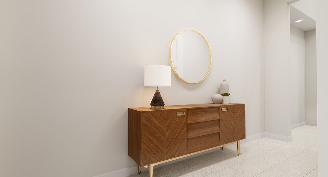 Representative furnished interior of a home built from the Kendrick Plan 3506 by Tri Pointe Homes in Waterston Central, Gilbert (Image 3).