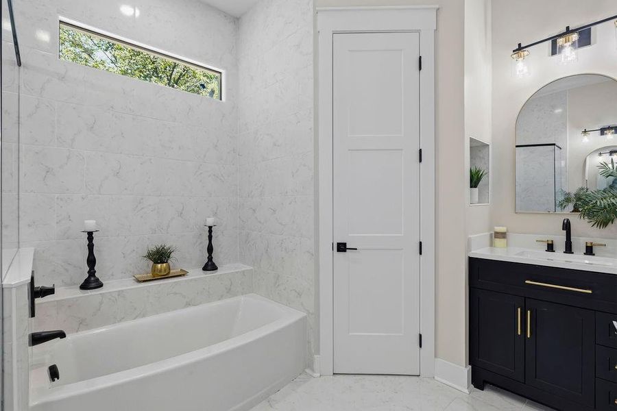 Furnished interior view inside a new home in , Marietta (Image 6).
