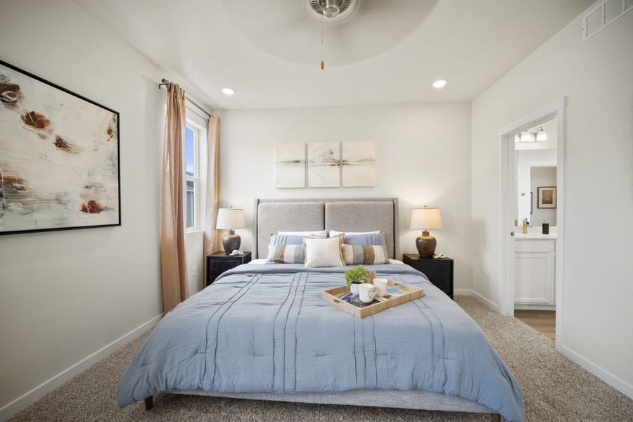 Representative furnished interior of a home built from the Carnation by View Homes in Ridge at Lorson Ranch, Colorado Springs (Image 3).