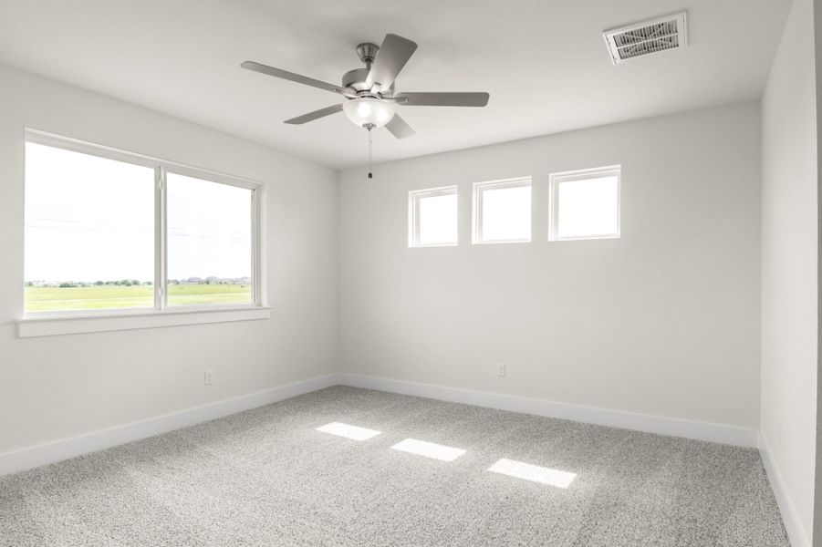 Spacious, unfurnished interior of a new home in Saddle Creek Twinhomes, Georgetown (Image 19).