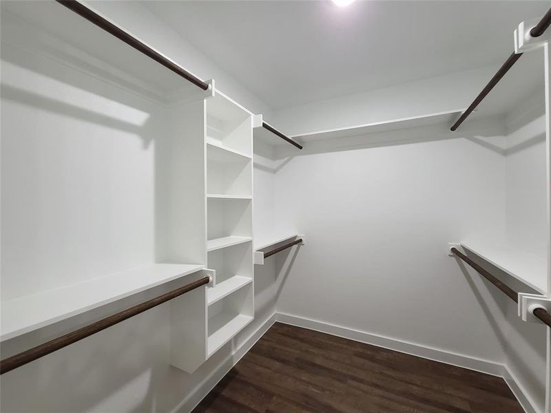 Primary Walk in closet