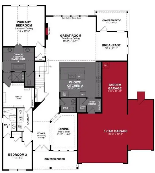 Beazer Homes Heath Golf and Yacht Club Lockhart Floorplan