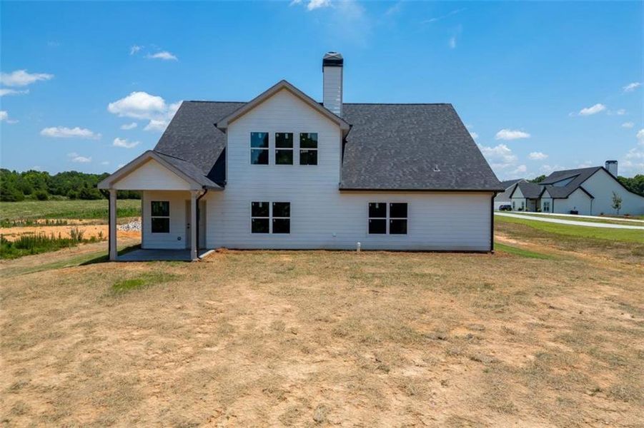 Exterior details and patio area of a home in , Hartwell (Image 25).