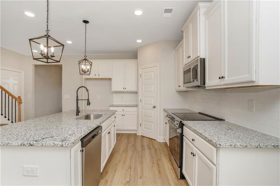 Furnished interior view inside a new home in Killian Manor at The Adares, Adairsville (Image 6).