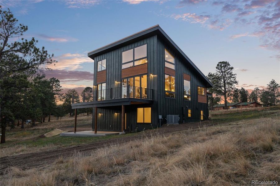 Exterior details and patio area of a home in , Bailey (Image 4).