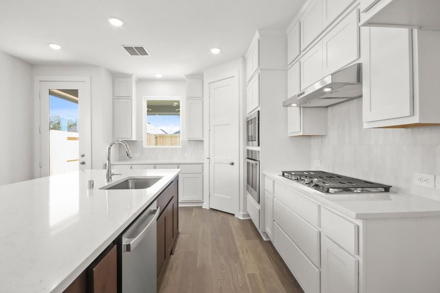 Furnished interior view inside a new home in The Highlands, Porter (Image 10).