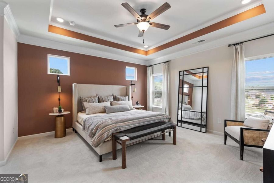 Furnished interior view inside a new home in Glendale Towns, Conyers (Image 25). Furnished interior view inside a new home in Glendale Towns, Conyers (Image 25).