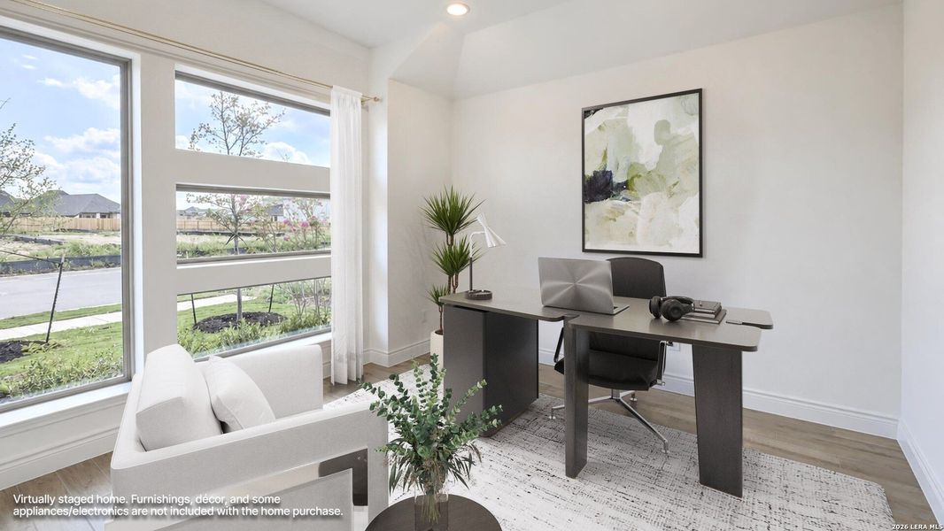 Furnished interior view inside a new home in Legacy at Lake Dunlap, New Braunfels (Image 15).