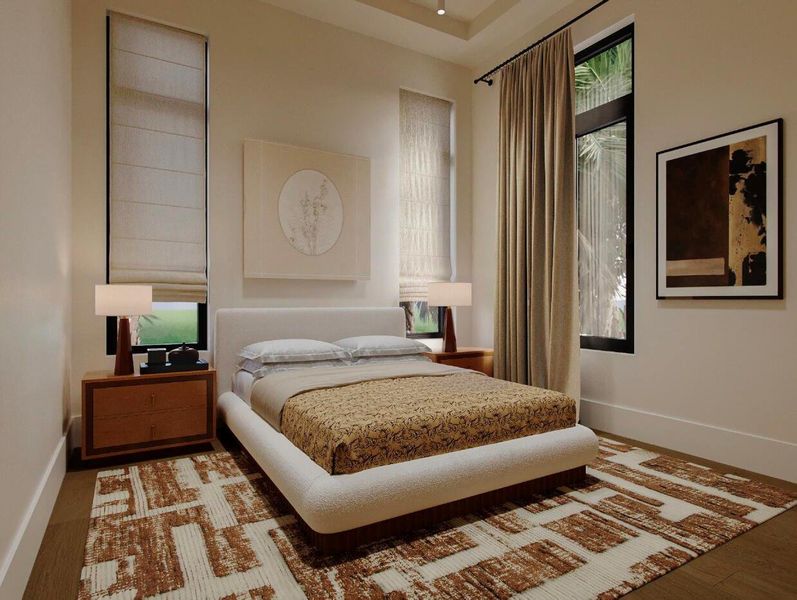 Furnished interior view inside a new home in , Wellington (Image 5).