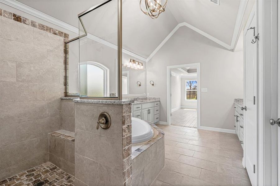 Furnished interior view inside a new home in Pecan Plantation, Granbury (Image 6).