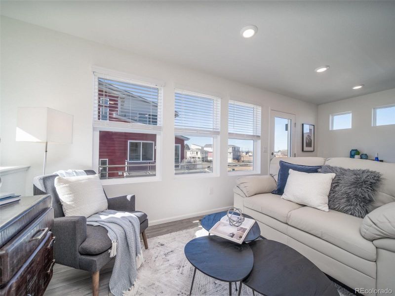 Furnished interior view inside a new home in Muegge Farms, Bennett (Image 15).