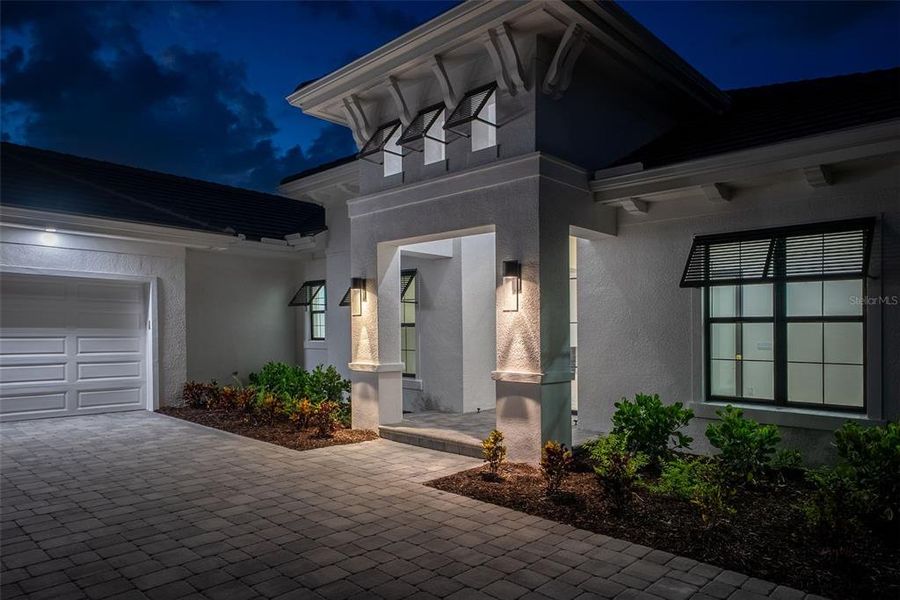 Exterior details and patio area of a home in , Sarasota (Image 28).