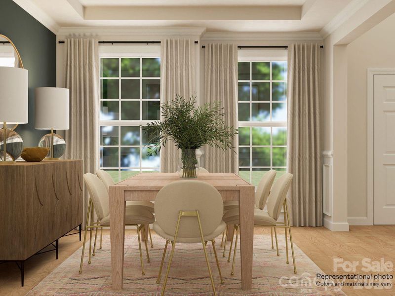 Furnished interior view inside a new home in Harris Mill, Indian Land (Image 6). Furnished interior view inside a new home in Harris Mill, Indian Land (Image 6).