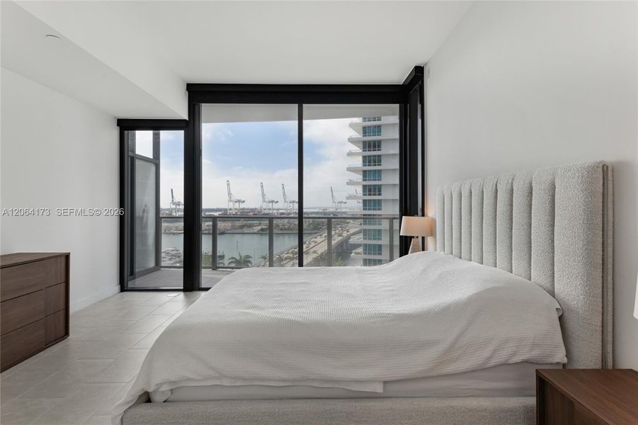 Furnished interior view inside a new home in Five Park, Miami Beach (Image 7).