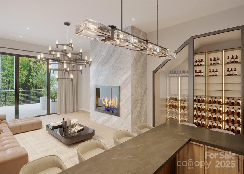 Furnished interior view inside a new home in , Arden (Image 4).