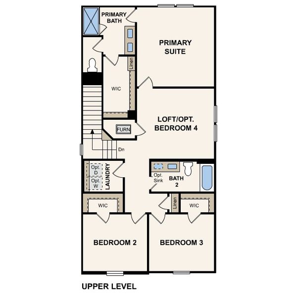 2D floor plan layout for the Lilac by Century Communities in Cloverdale, Houston, TX (Image 4). 2D floor plan layout for the Lilac by Century Communities in Cloverdale, Houston, TX (Image 4).